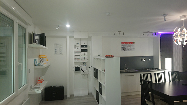 Showroom : les solutions Ubiwizz à l'honneur dans un logement connecté